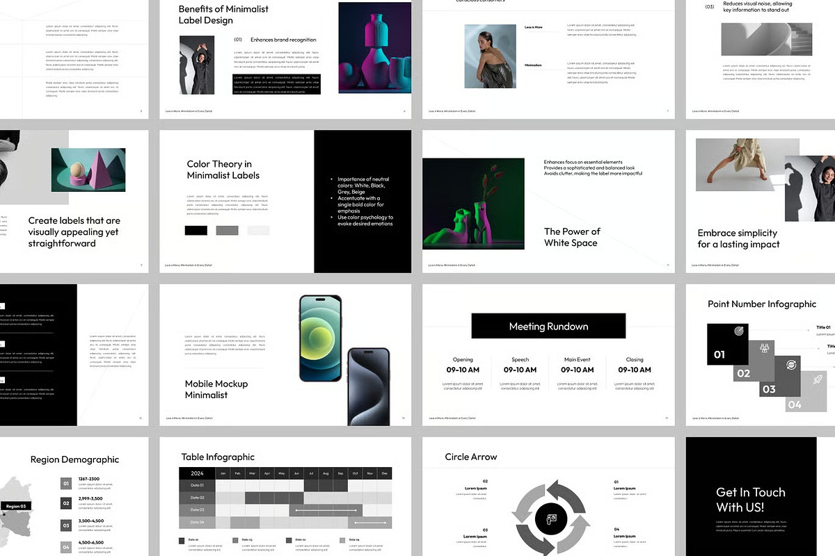 Minimalist Modern GSLides,PPoint, a Presentation Template by Fit-tee (Photo 2 of 2)