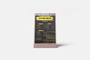 Menu Stand Mockup, a Packaging Mockup by bimockup (Thumbnail 4 of 6)