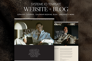 Systeme.io Premium Website + Blog, an UI Kit Template by Alter Edit