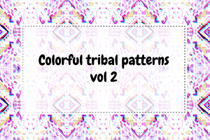 Colorful tribal patterns vol2
