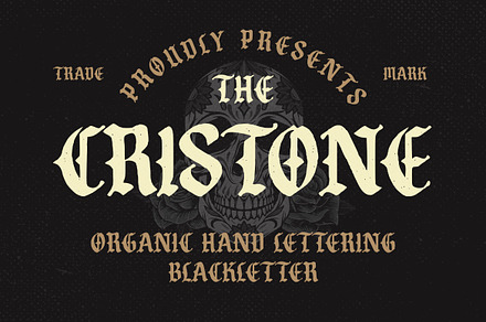 Cristone Blackletter Font, a Blackletter Font by Blankids Studio