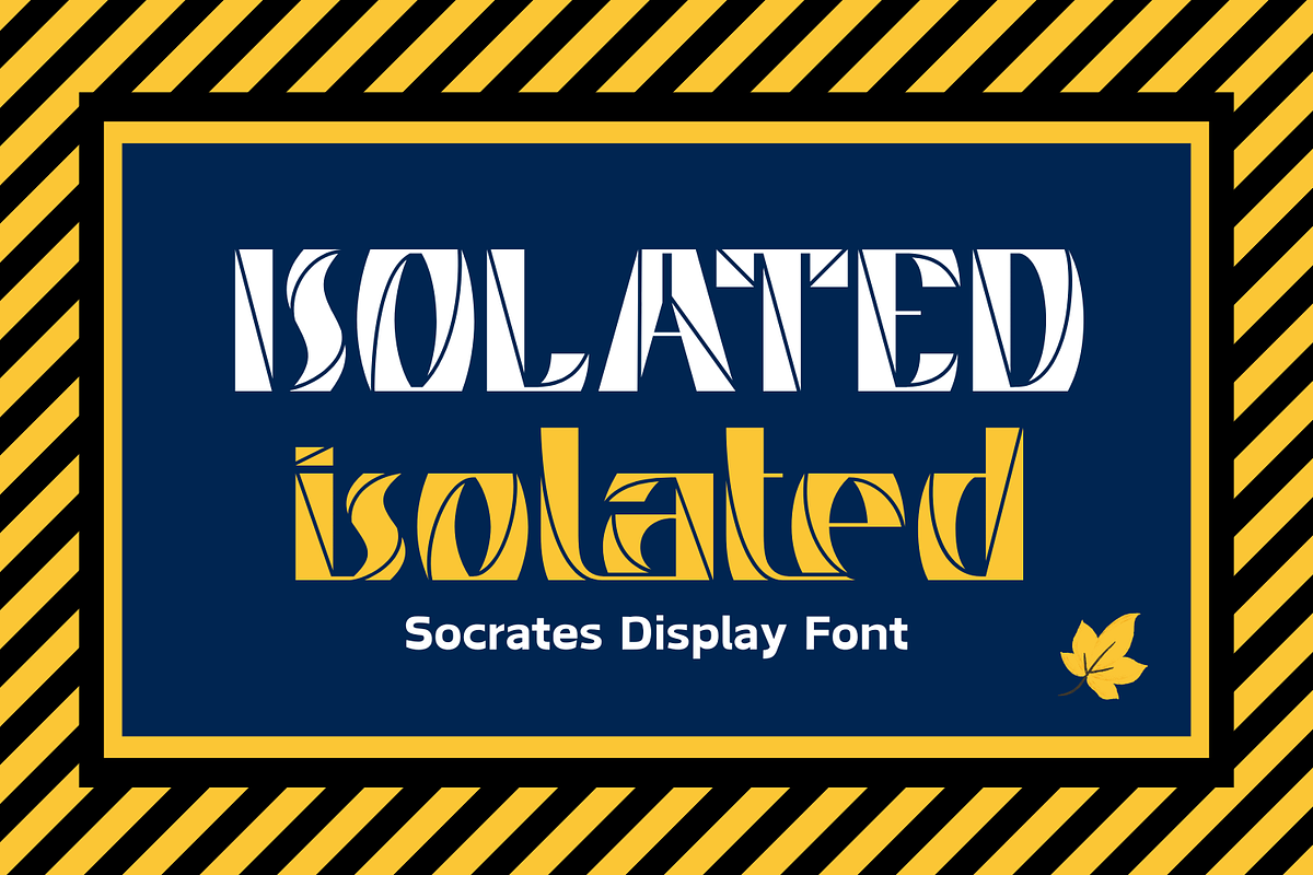 Socrates Display Font, a Sans Serif Font by 177Studio (Photo 6 of 8)