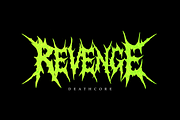 Crimson Curse - Death Metal Font, a Blackletter Font by Masyafi Studio (Thumbnail 5 of 6)