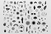 Whimsical Boho SVG Clipart Line Art, a Decorative Illustration by Graphic Soul (Thumbnail 2 of 2)