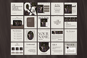 Soft Charcoal Social Media Brand Kit, a Branding & Logo Template by The Flossy Finch (Thumbnail 14 of 18)