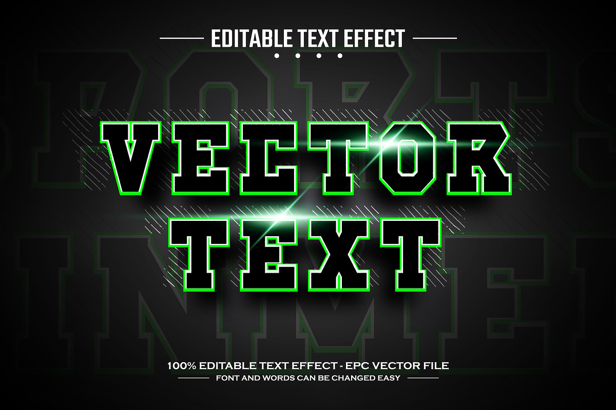 Sports tainment editable text effect, a Layer Style Add-On by nicemorning (Photo 2 of 3)
