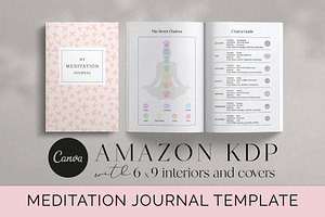 KDP Canva Meditation Journal Pages