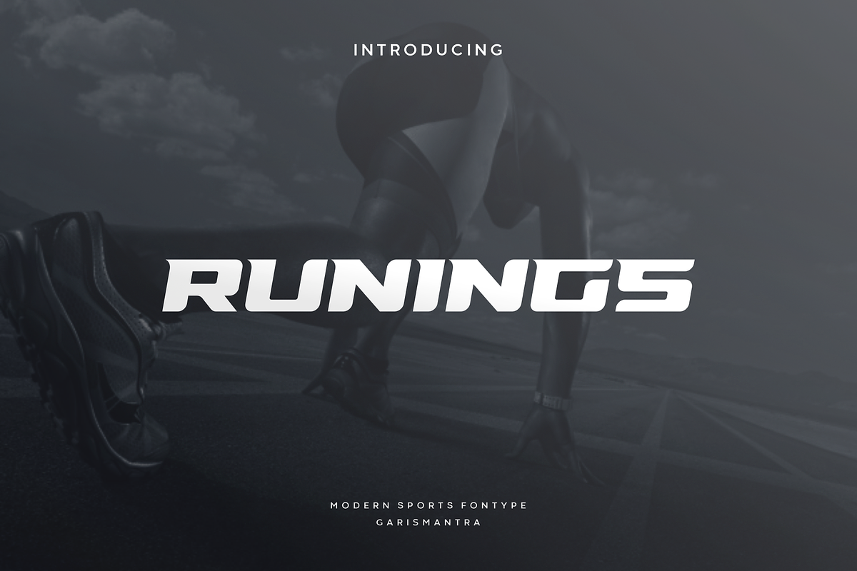 Runings, a Font by garismantra (Photo 1 of 3)