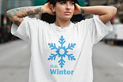 Snowflake Vector SVG PNG Clipart, a Seasonal Illustration by Kusumaillustration (Thumbnail 10 of 11)