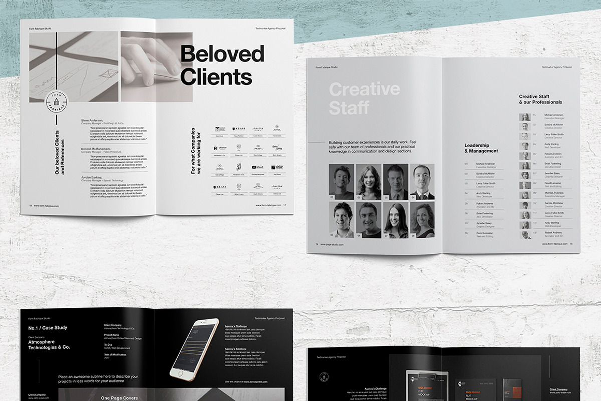 Proposal, a Brochure Template by Form Fabrique (Photo 7 of 11)