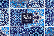 Traditional Mediterranean Tiles SET1, an Object Illustration by ilonitta (Thumbnail 1 of 9)