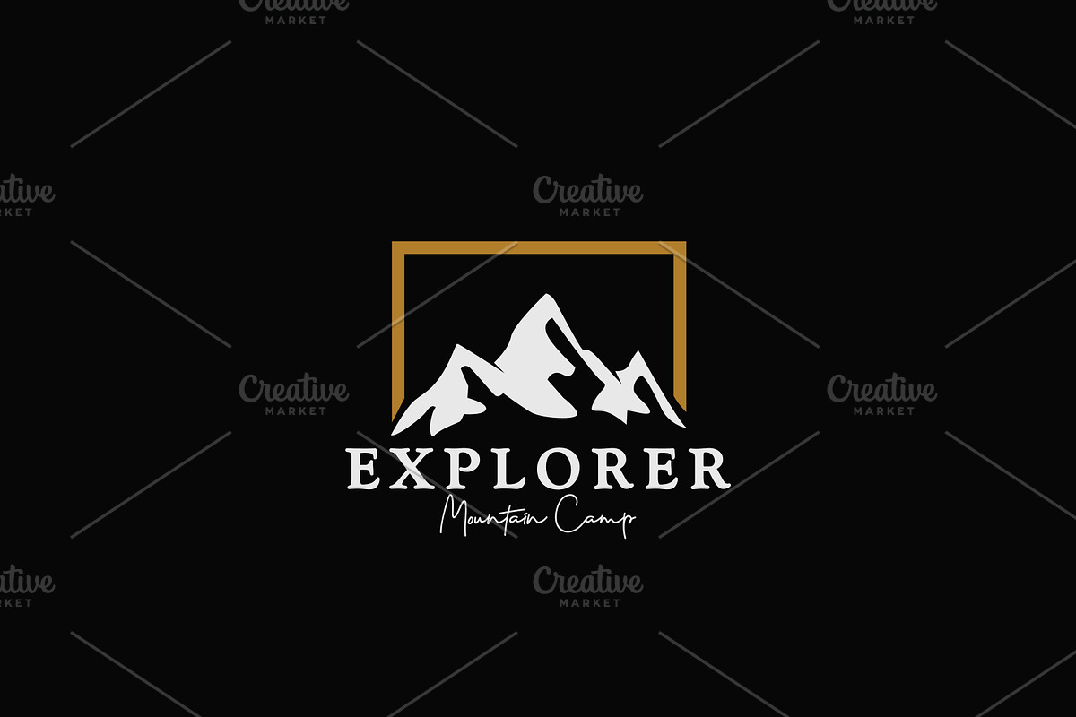 Mountain Peak Explorer Logo, a Branding & Logo Template by AlvinStd