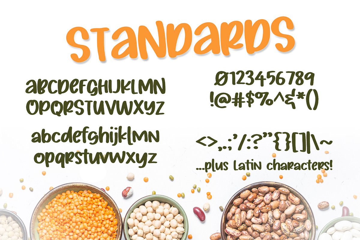 Silly Beans Font preview 2
