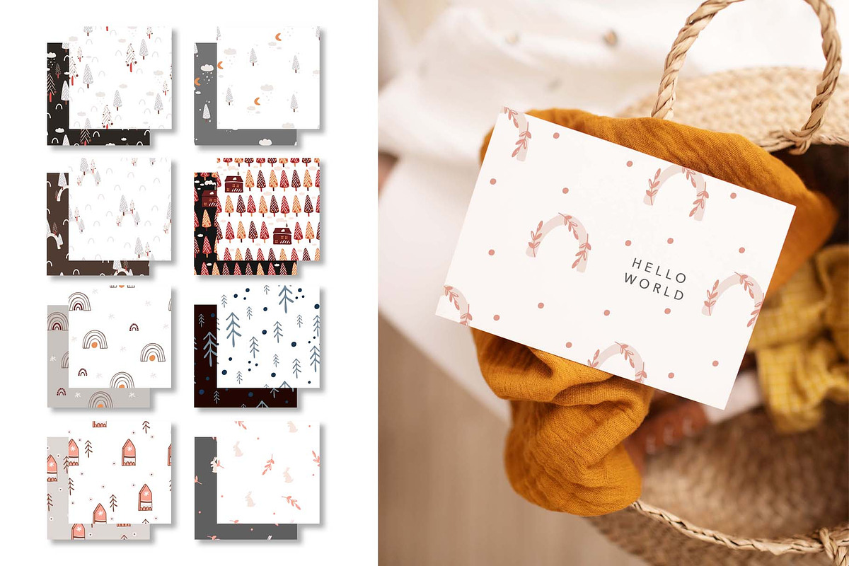BIG SET of winter boho patterns, a Pattern Graphic by Vera●Suleimanova (Photo 5 of 14)