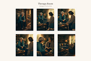 Therapy Session Illustrations, a Healthcare Illustration by LanternkinStudio (Thumbnail 6 of 13)