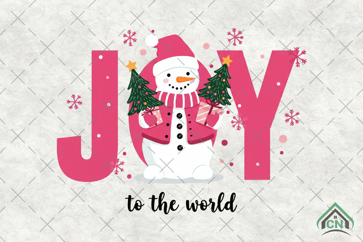 Christmas Snowman PNG, an Illustration by Craft Nest (Photo 1 of 6)