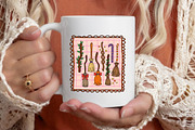 Halloween Witch Broom Hand-Drawn Fra, an Illustration by CreationArt (Thumbnail 2 of 5)