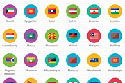 249 Countries Flags in The World, a Graphic by VectorCam