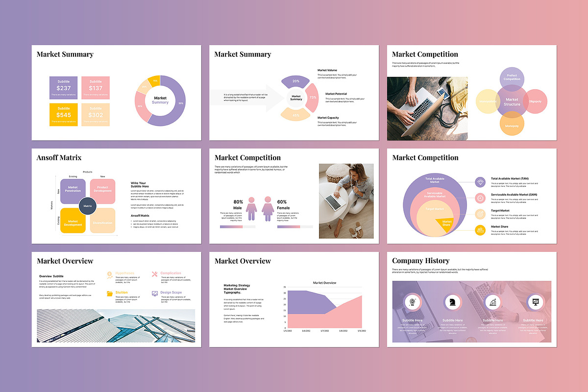 Marketing Plan PowerPoint Template, a Marketing Template by CreativeSlides (Photo 6 of 11)