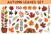 Autumn Leaves Clipart Bundle, a Seasonal Illustration by Whimsy Brush Studio (Thumbnail 1 of 9)