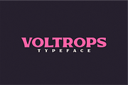 Voltrops, a Sans Serif Font by 24Design Studios (Thumbnail 1 of 6)