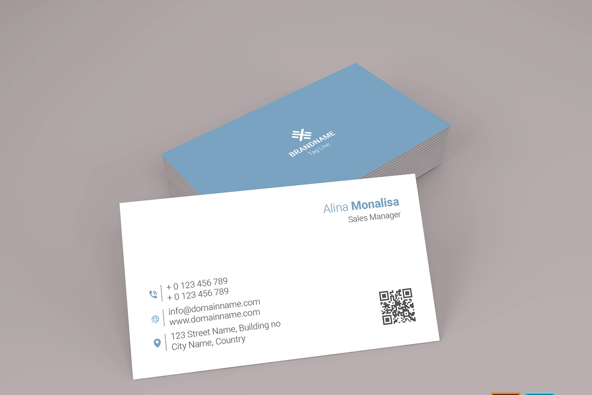Modern Card Template, a Business Card Template by designSultan (Photo 1 of 4)