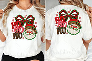 Christmas Crochet Santa Ho Ho Ho Png, an Illustration by OK Design (Thumbnail 4 of 6)