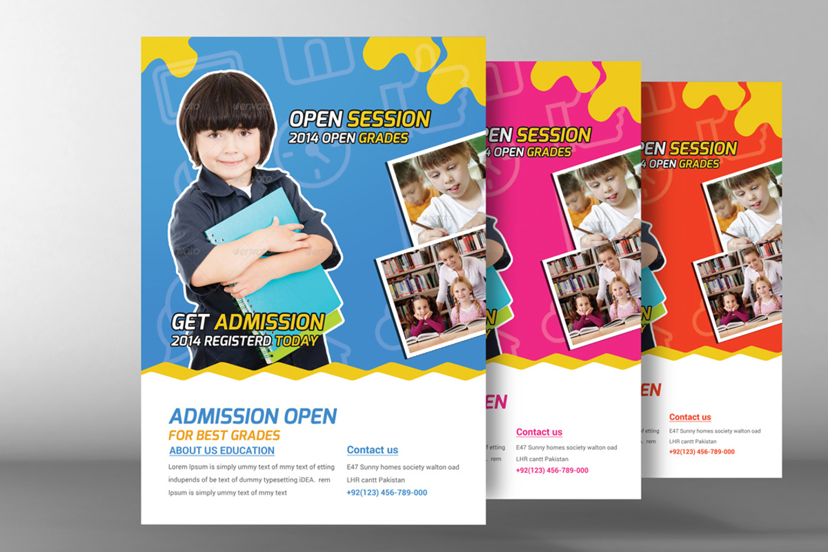 Kids Development Flyer Template, a Flyer Template by graphicforest