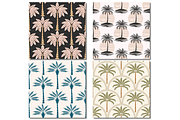 Palm Tree Tropical Seamless Patterns, a Pattern Graphic by wind mill (Thumbnail 3 of 3)