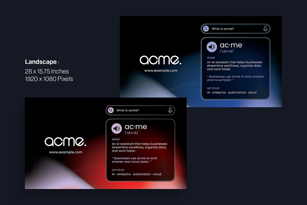 Search Suggestion Ad Concept Templat, a Marketing Template by BrandPacks (Photo 2 of 7)