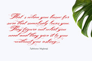 Bonthing Calligraphy, a Script Font by madeDeduk (Thumbnail 2 of 9)
