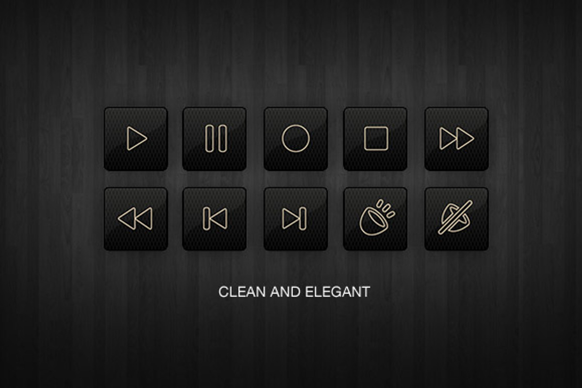 Grand Set of Icons Buttons, an Icon by pixart_pm (Photo 4 of 5)