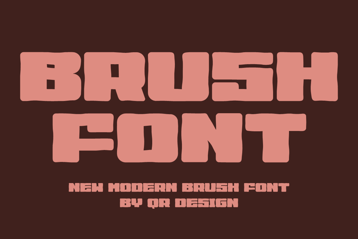 Sport Jecksil Brush, a Handwritten Font by QR Design Studio (Photo 2 of 7)