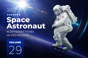 3D Mockup Space Astronaut 29