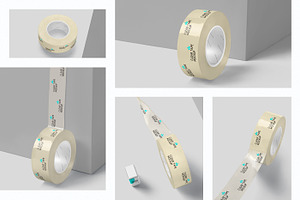 Clear Sealing Tape Mockups