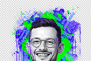 Unique Portrait Text Photo Effect, an Action Add-On by MRI STUDIO (Thumbnail 26 of 42)