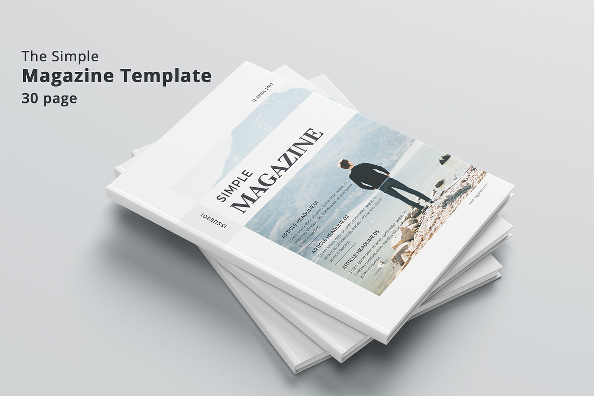 Simple Magazine, a Magazine Template by obayes