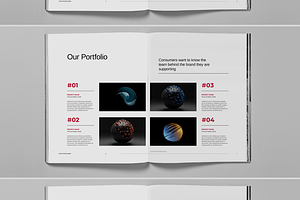 Red Project Proposal Brochure Layout