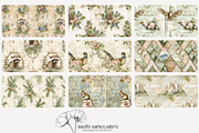 70 vintage woodlands repeat pattern, a Pattern Graphic by Poppy Lane Studio (Thumbnail 9 of 10)