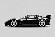 Vintage Car Bundle, an Illustration by Gfx_Store (Thumbnail 8 of 9)