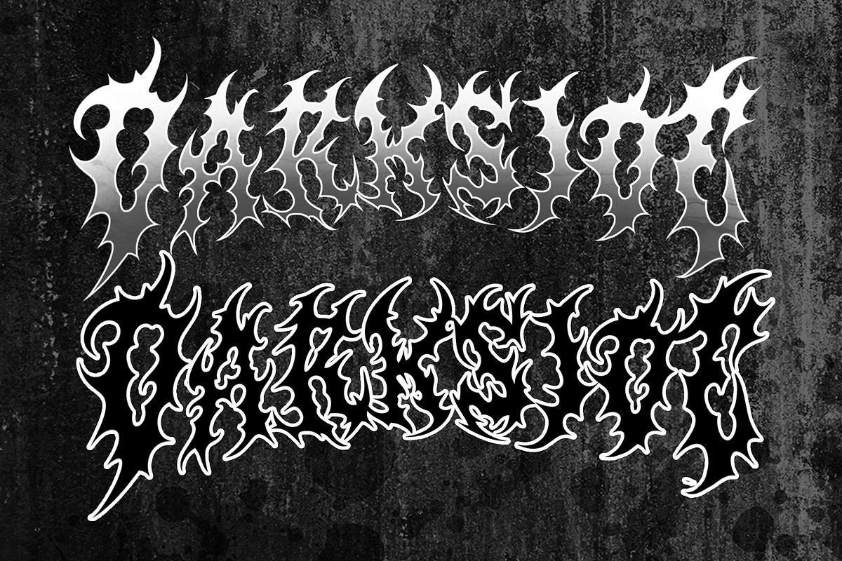 SATRUNS Metal Blackletter Horror, a Blackletter Font by dansdesign (Photo 7 of 18)