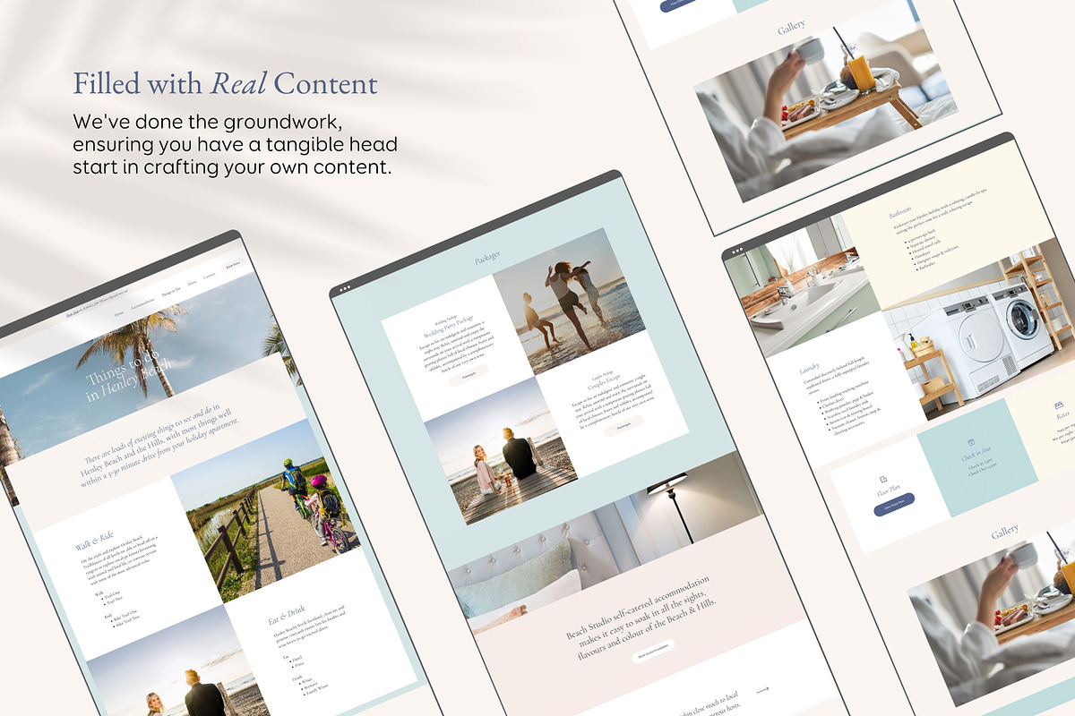 Wix Website Template Vacation Rental, a Wix Template by Studio Spark* (Photo 3 of 7)