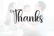 Happy Family | Script Font, a Handwritten Font by Scratchones (Thumbnail 8 of 8)