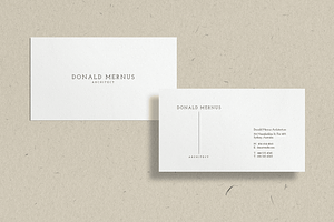 Minimal Business Card Design, a Business Card Template by Nowshinz Shoma