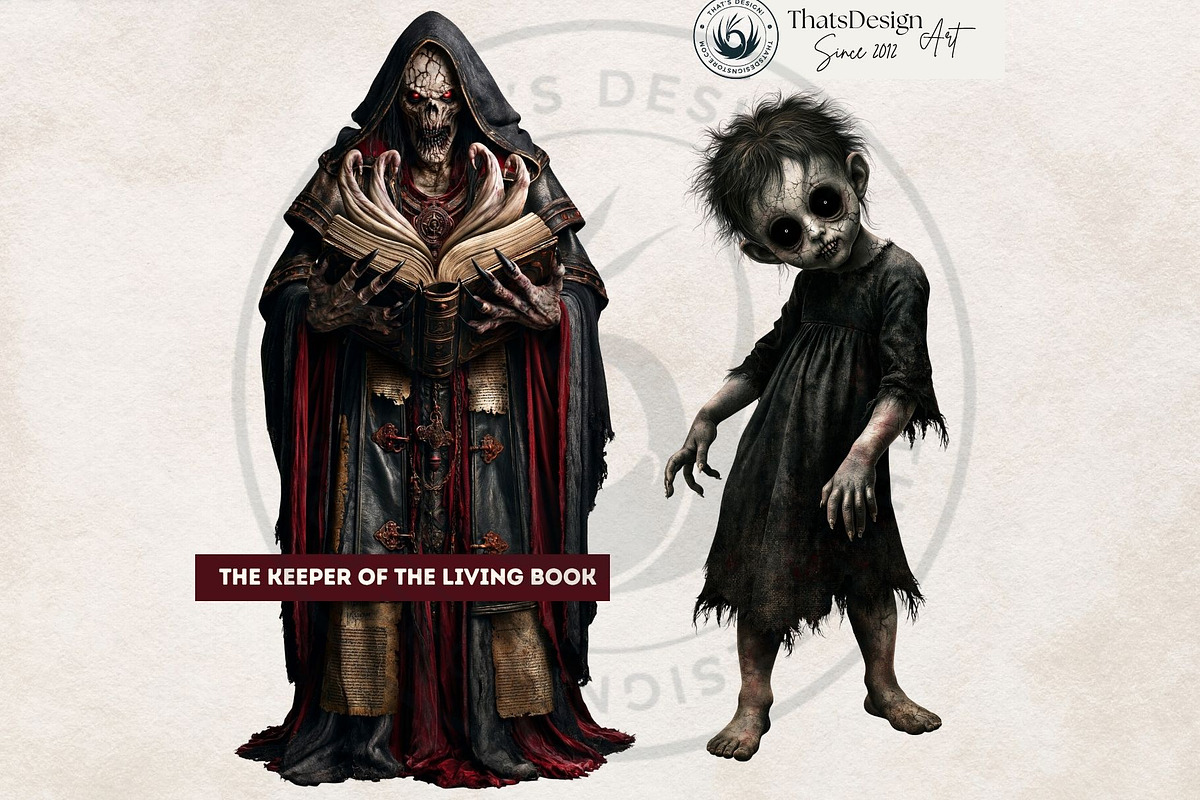 71 Halloween Horror Cliparts, a Seasonal Illustration by ThatsDesignArt (Photo 6 of 15)