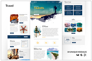 Travel Template + Online Builder