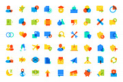 Colorful multiply icons collection, an Outline Icon by Boyko Pictures (Thumbnail 9 of 10)