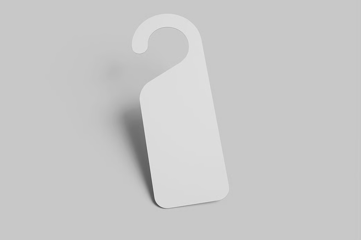 Door Hanger Mockup Set, a Household Mockup by graphicsauce (Photo 2 of 4)