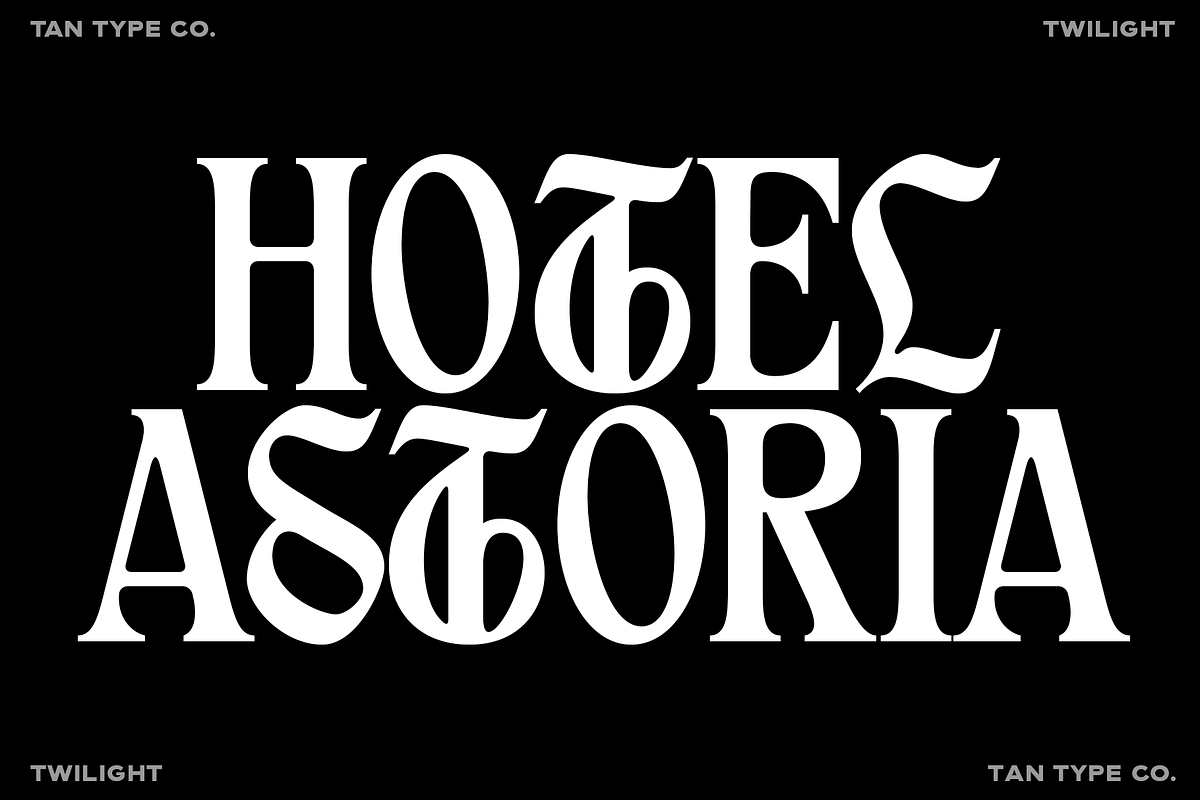 TAN - TWILIGHT, a Blackletter Font by TanType (Photo 6 of 13)