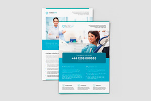 Dentist Flyer Canva Template